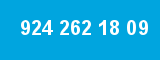 924 262 18 09 924 262 18 09